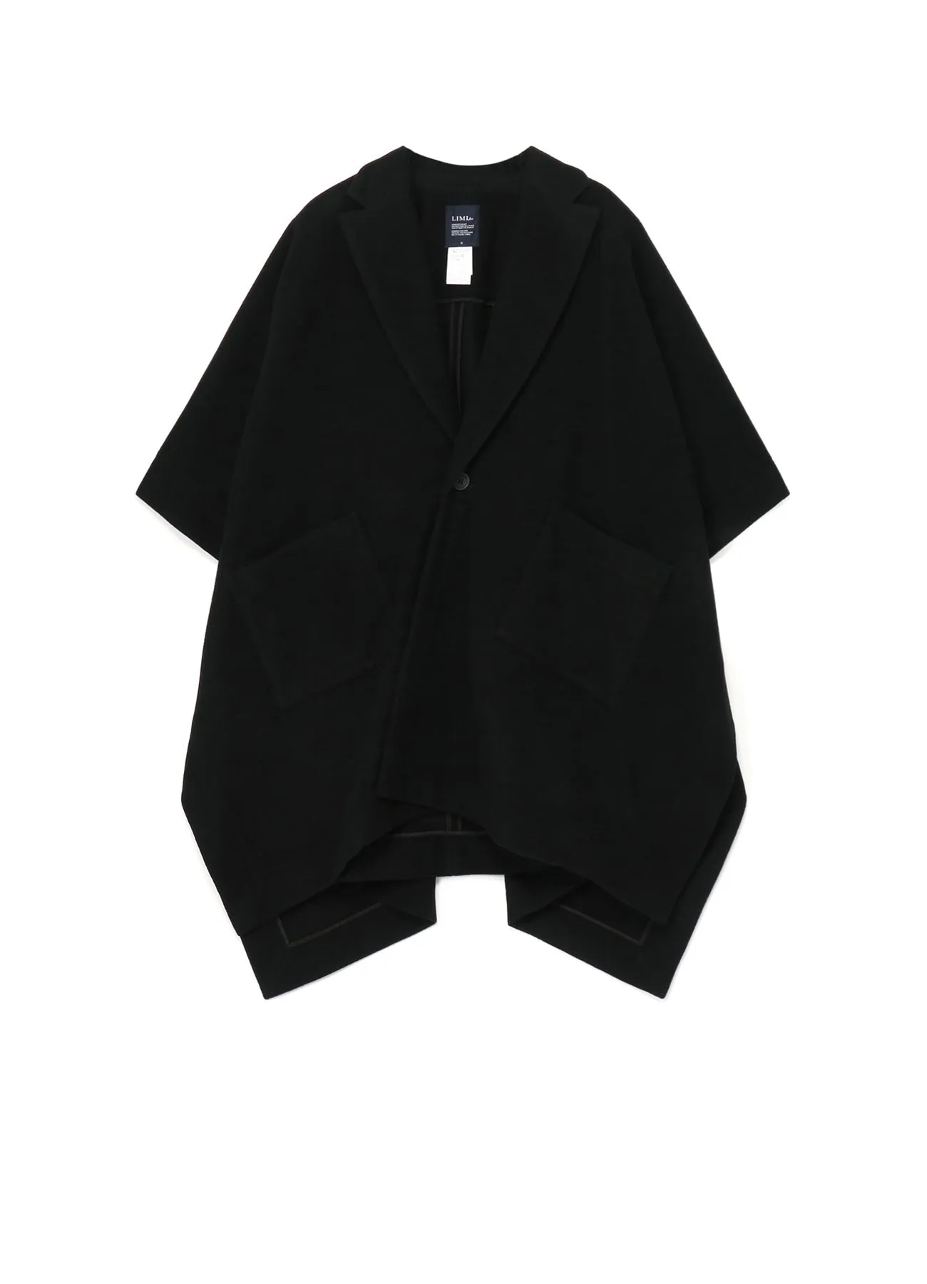 WOOL MOSSER CAPE COAT sold by Yohji Yamamoto