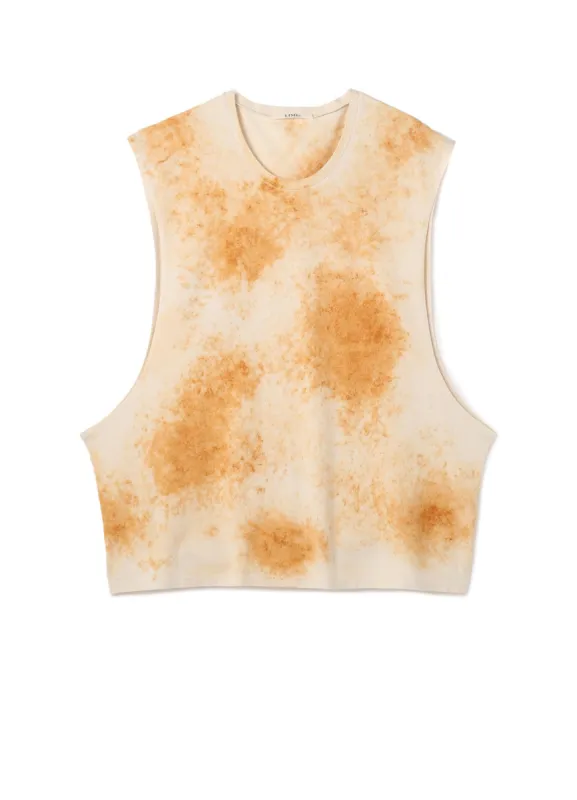 Grange Print French Sleeve Tank A sold by Yohji Yamamoto