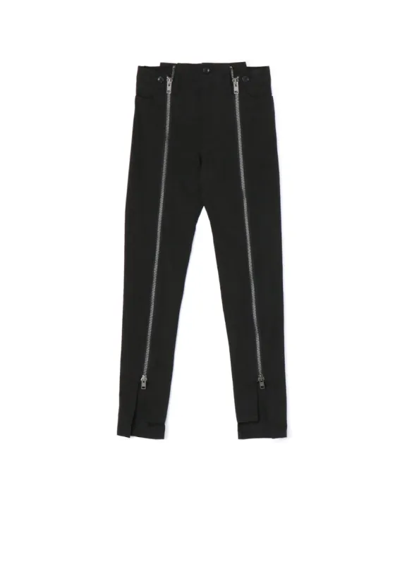 SLIM FIT PANTS WITH LEG ZIPPERS sold by Yohji Yamamoto