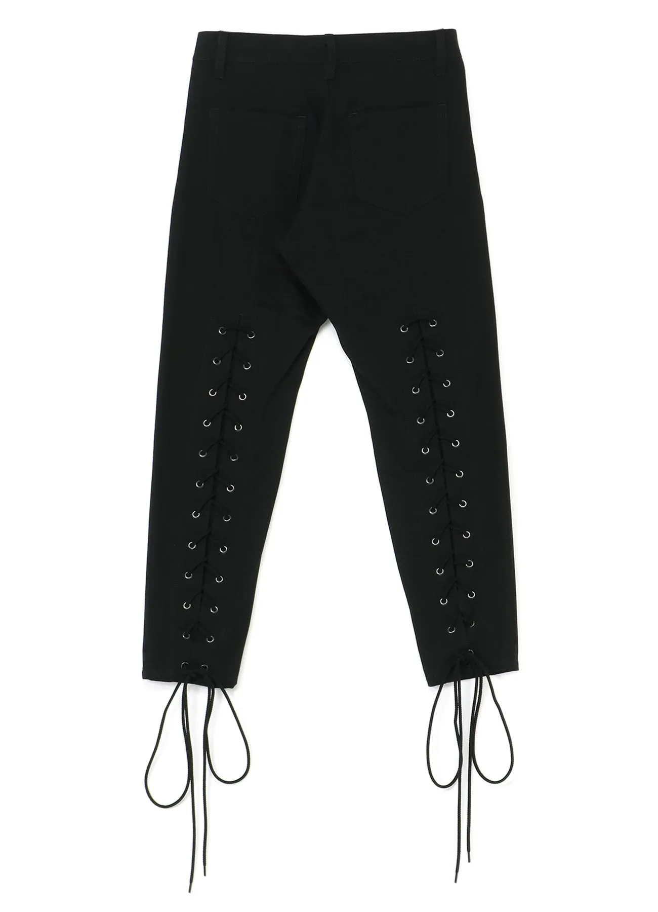 Black Denim Back Lace Up Pants sold by Yohji Yamamoto product image thumbnail 3