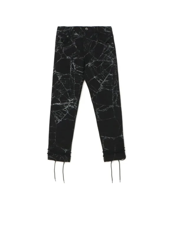 Spider Drill Back Lace Up Pants made by Yohji Yamamoto