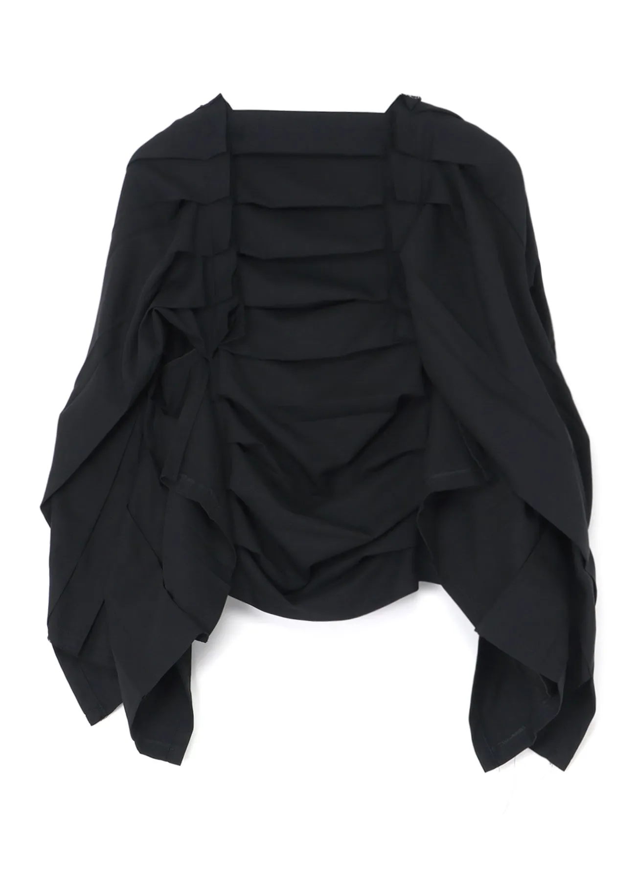 WOOL/POLYESTER SERGE PLEATED JACKET sold by Yohji Yamamoto product image thumbnail 3