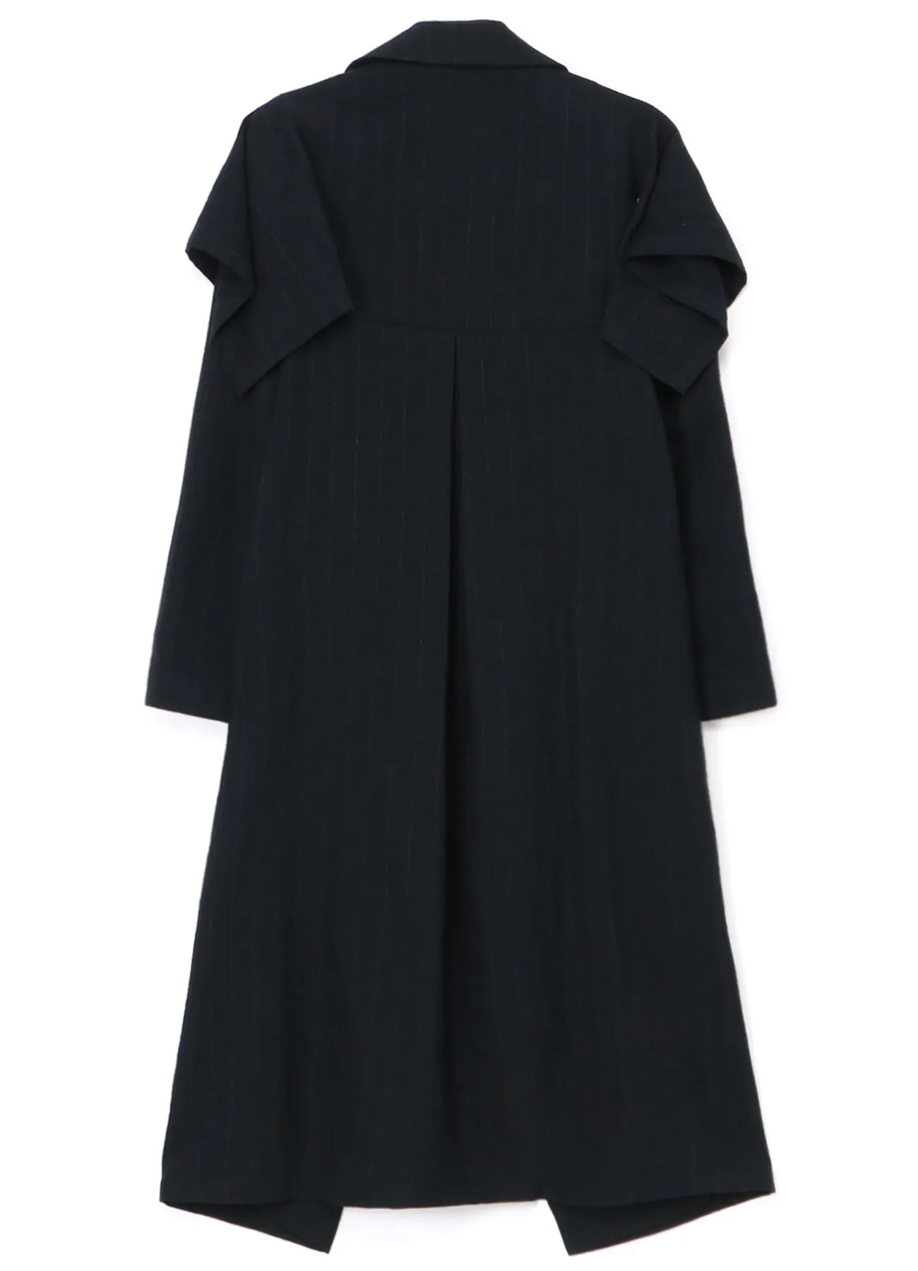 STRIPED CAPE-STYLE COAT sold by Yohji Yamamoto product image thumbnail 3