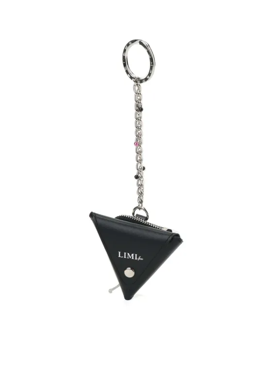 TANNED LEATHER COIN CASE ON CHAIN sold by Yohji Yamamoto