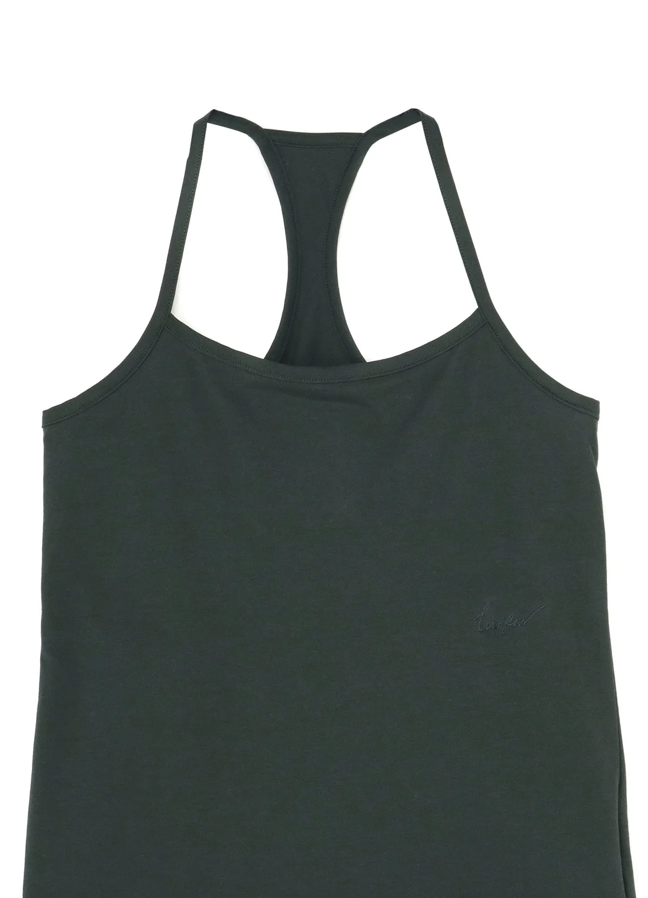 Cotton Colour Plain Stitch Camisole sold by Yohji Yamamoto product image thumbnail 4