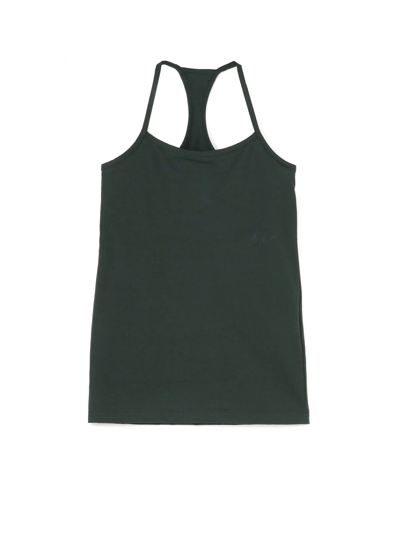 Cotton Colour Plain Stitch Camisole sold by Yohji Yamamoto