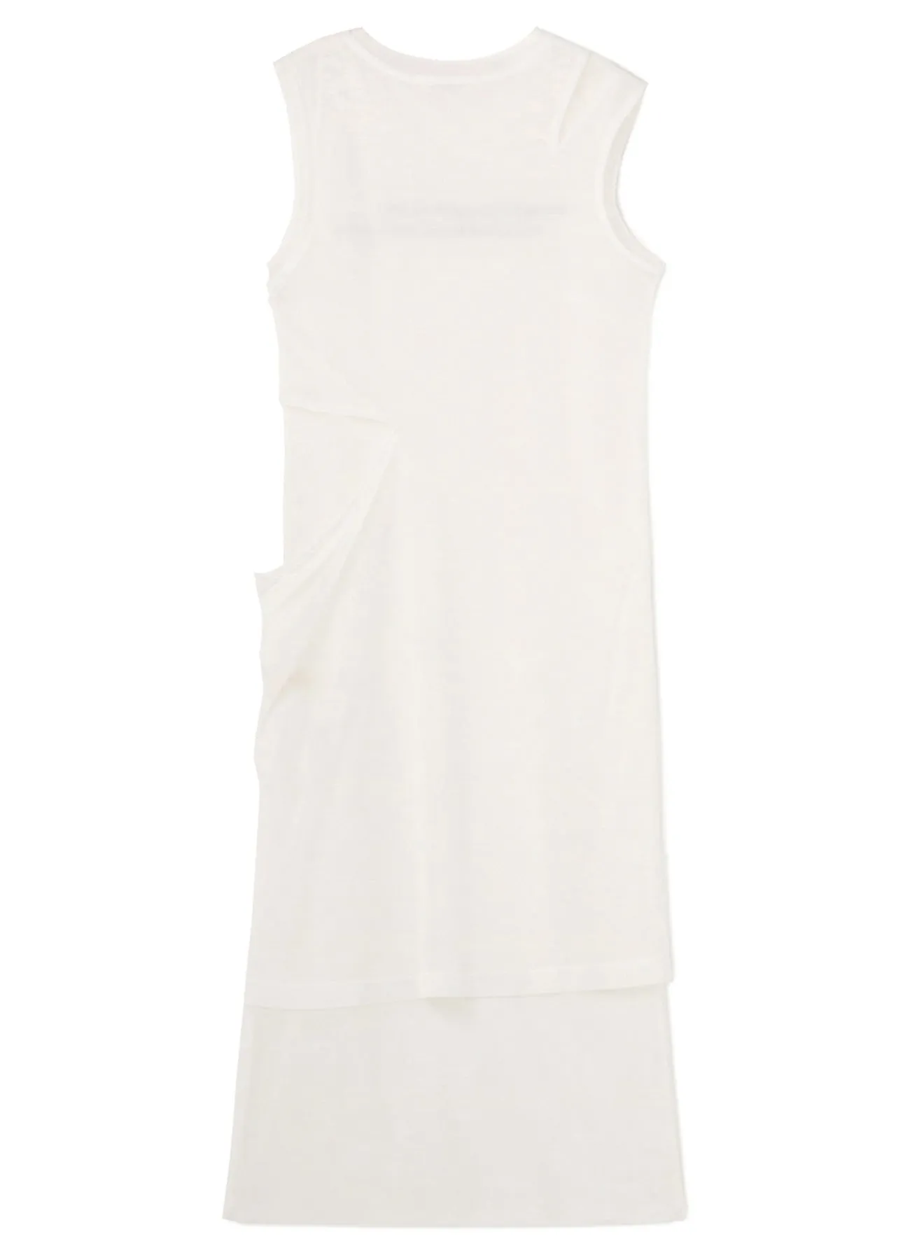 Message Embroidery + Pe Net Layered Dress A sold by Yohji Yamamoto product image thumbnail 3