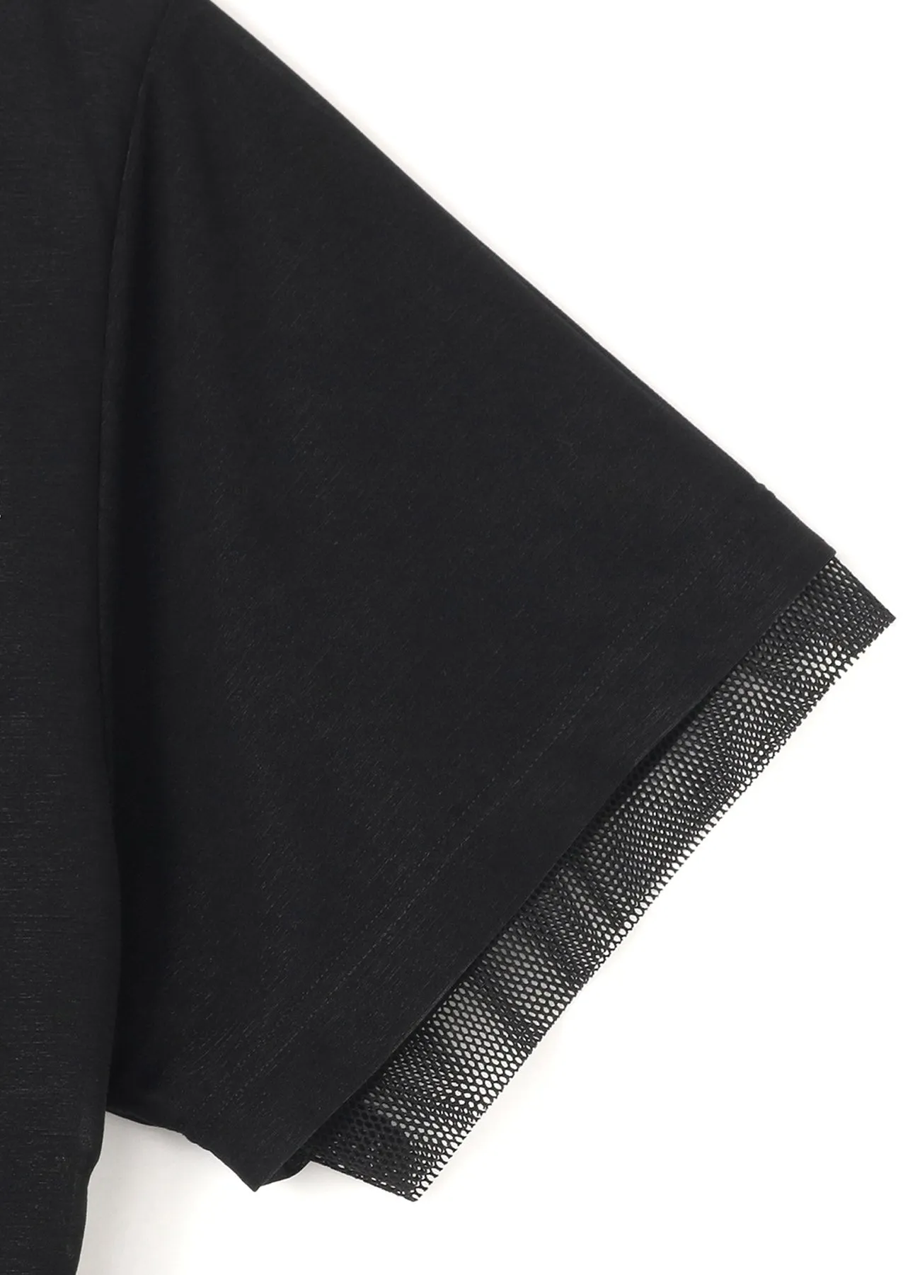 Message Embroidery + Pe Net Layered T A sold by Yohji Yamamoto product image thumbnail 5