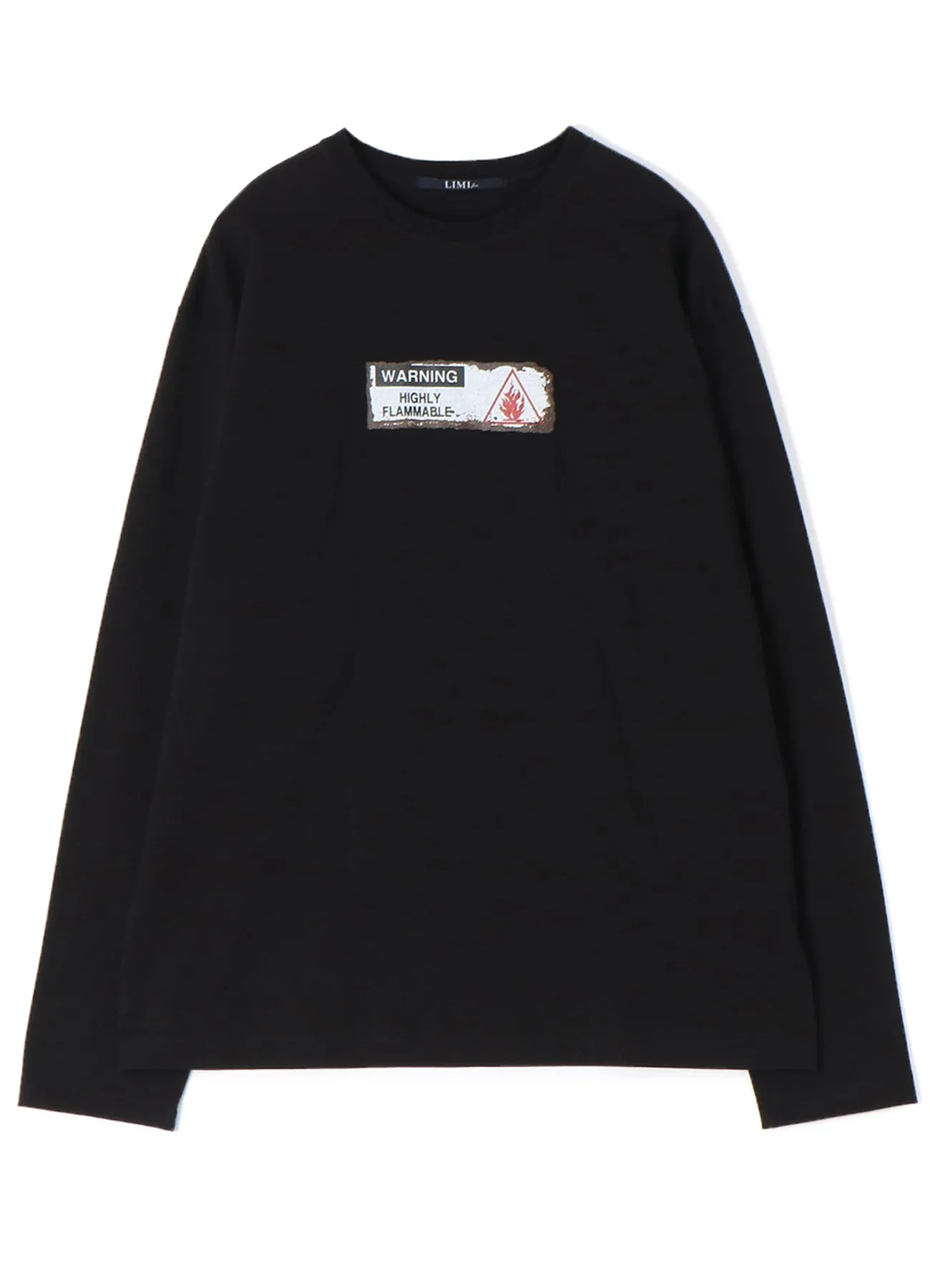 Be Careful Not To Blowup Print Oversize Long T sold by Yohji Yamamoto product image thumbnail 2