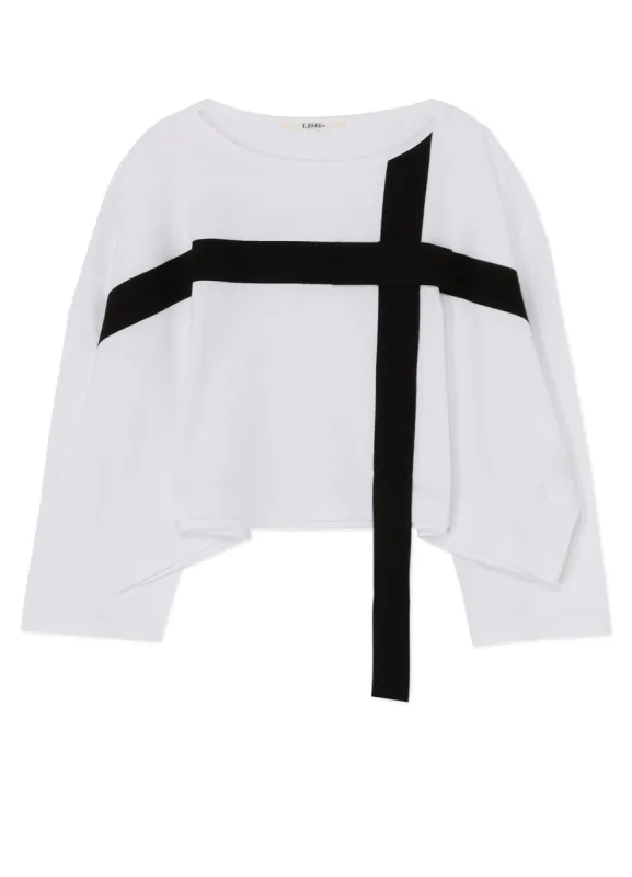 40/2 COTTON JERSEY TAPE T-SHIRT B sold by Yohji Yamamoto