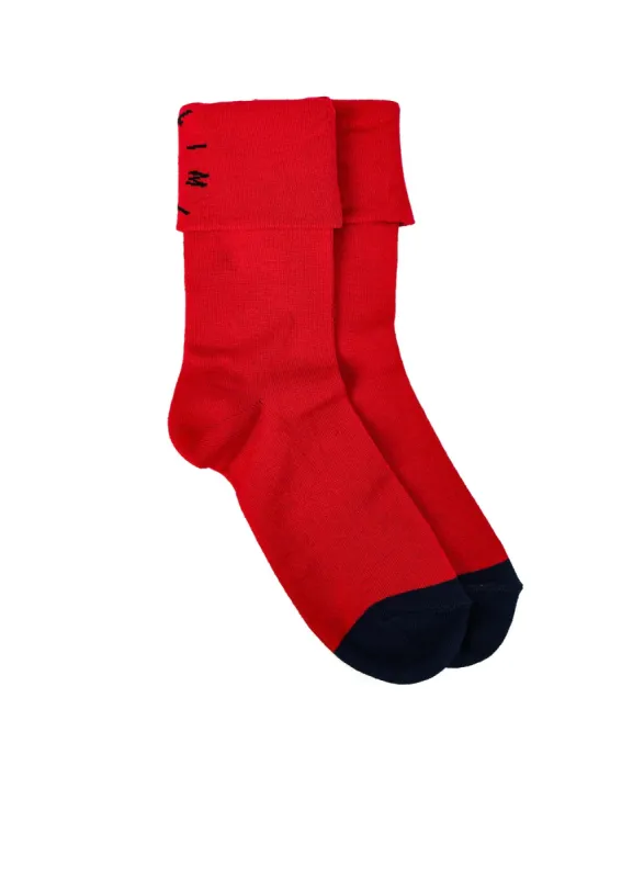 LOGO DOUBLE SOCKS sold by Yohji Yamamoto