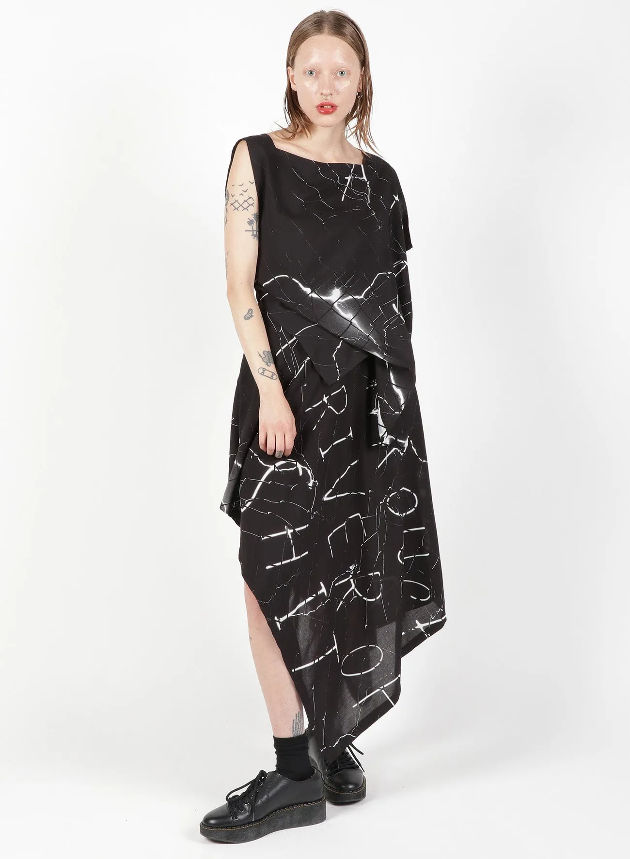 Wire Mesh Square Dress B sold by Yohji Yamamoto product image thumbnail 5
