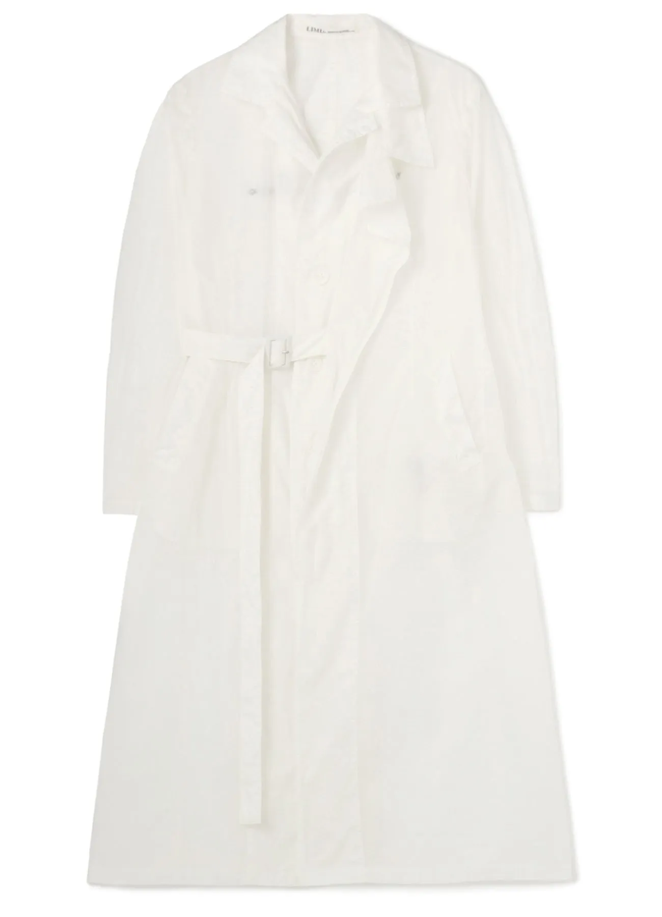 Light Taffeta Left Fly Front Coat sold by Yohji Yamamoto product image thumbnail 2