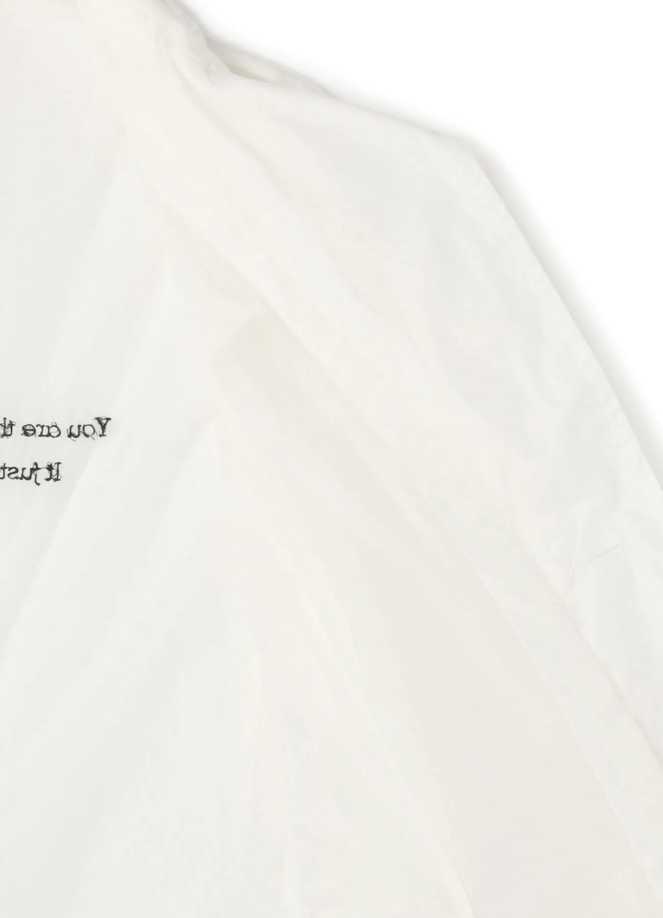 Light Taffeta Left Fly Front Coat sold by Yohji Yamamoto product image thumbnail 4