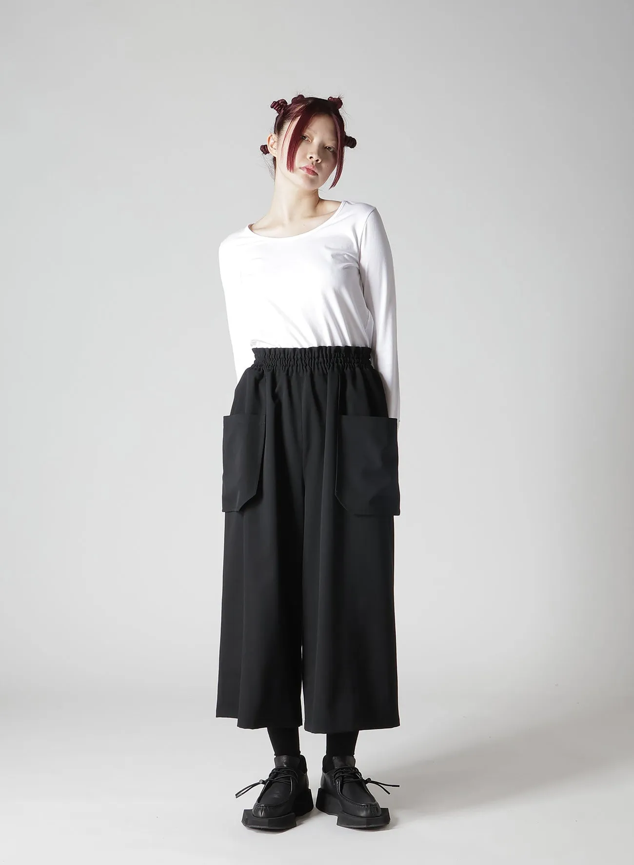 SINGLE JERSEY LONG SLEEVE T-SHIRT sold by Yohji Yamamoto product image thumbnail 4