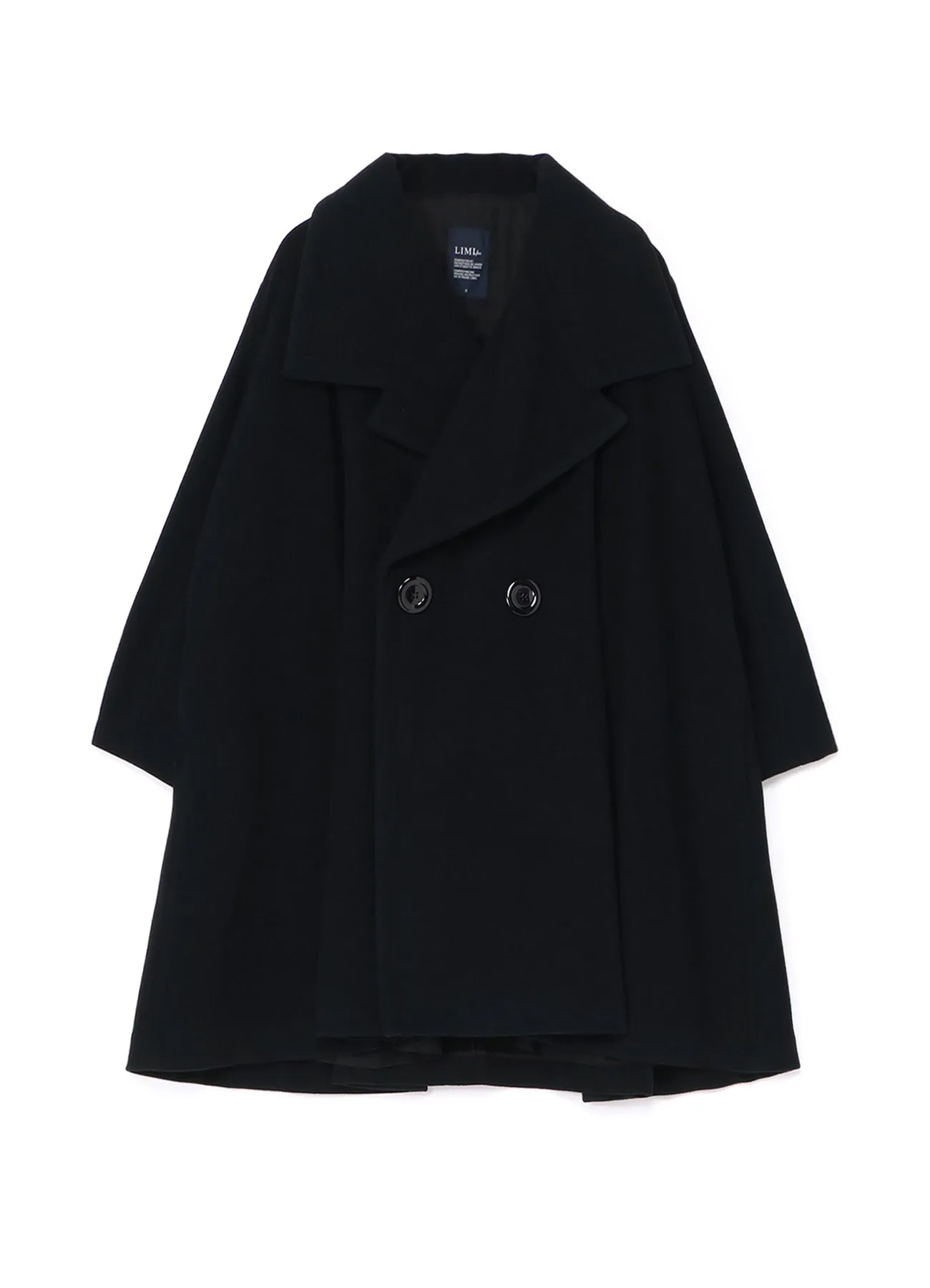 W/Mosser A Big Collar Flared Coat sold by Yohji Yamamoto
