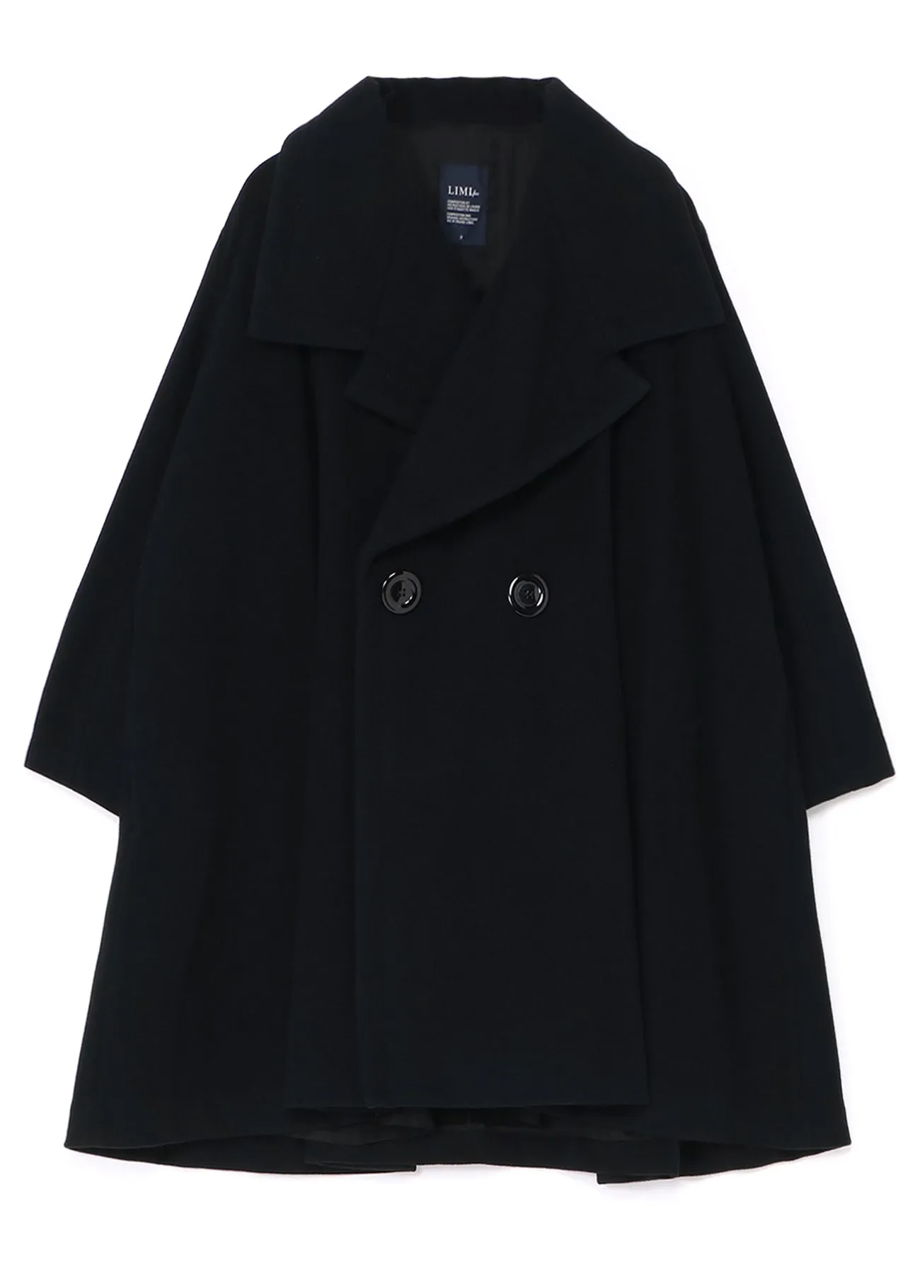W/Mosser A Big Collar Flared Coat sold by Yohji Yamamoto product image thumbnail 2