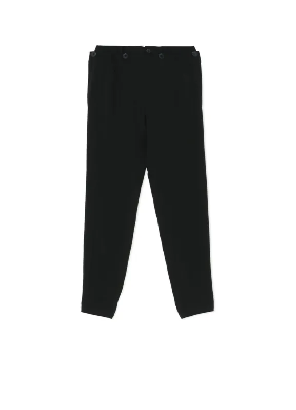 Ry/Cu Tussah Front Layered Pants made by Yohji Yamamoto