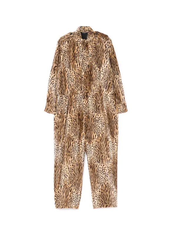 Tiger mix epaulette coveralls sold by Yohji Yamamoto