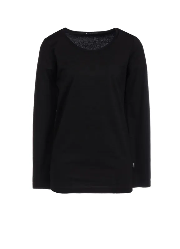 SINGLE JERSEY LONG SLEEVE T-SHIRT sold by Yohji Yamamoto