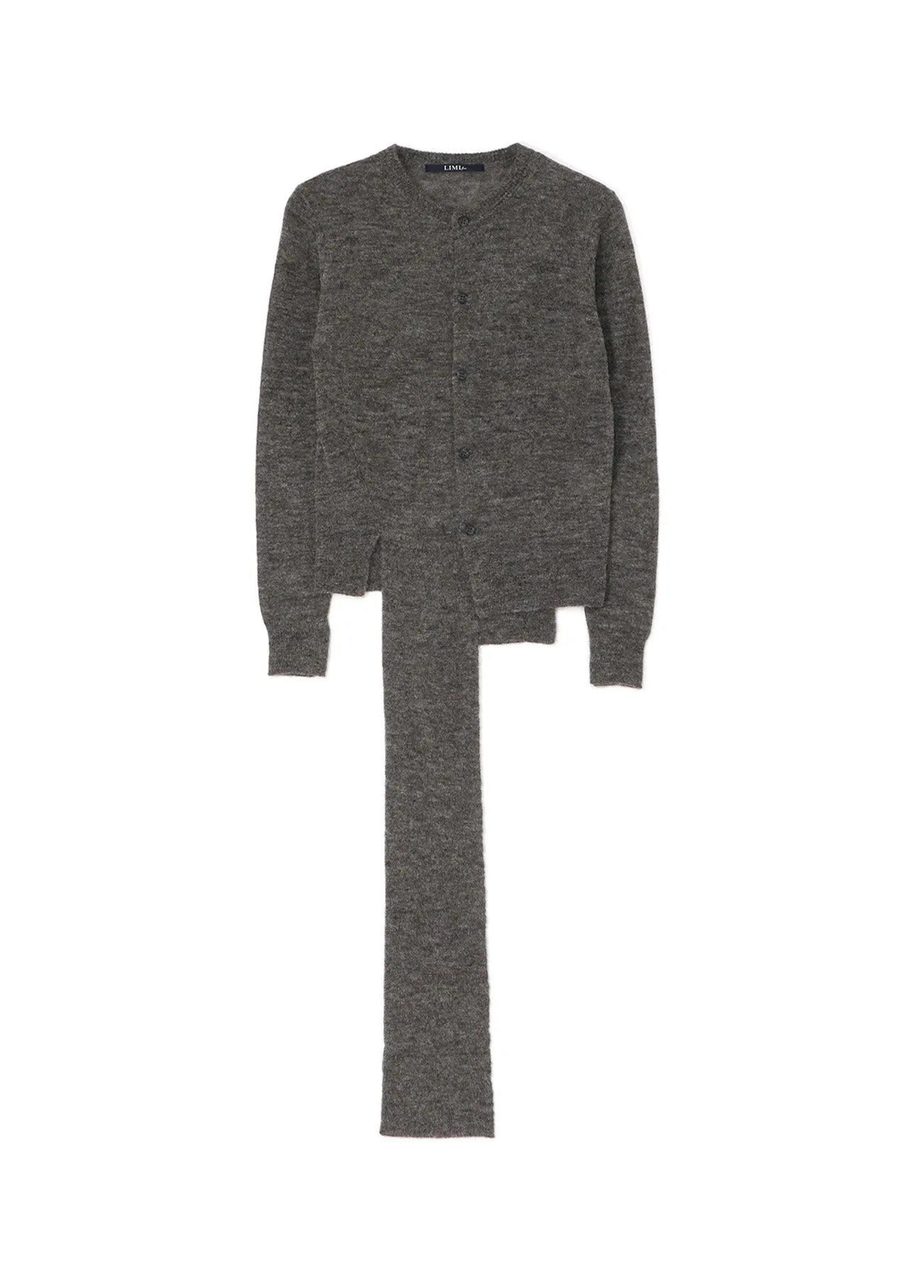 Alp/Ny/W Plain Stitch Design Cardigan sold by Yohji Yamamoto