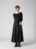 WOOL GABARDINE SQUARED SUSPENDER SKIRT sold by Yohji Yamamoto