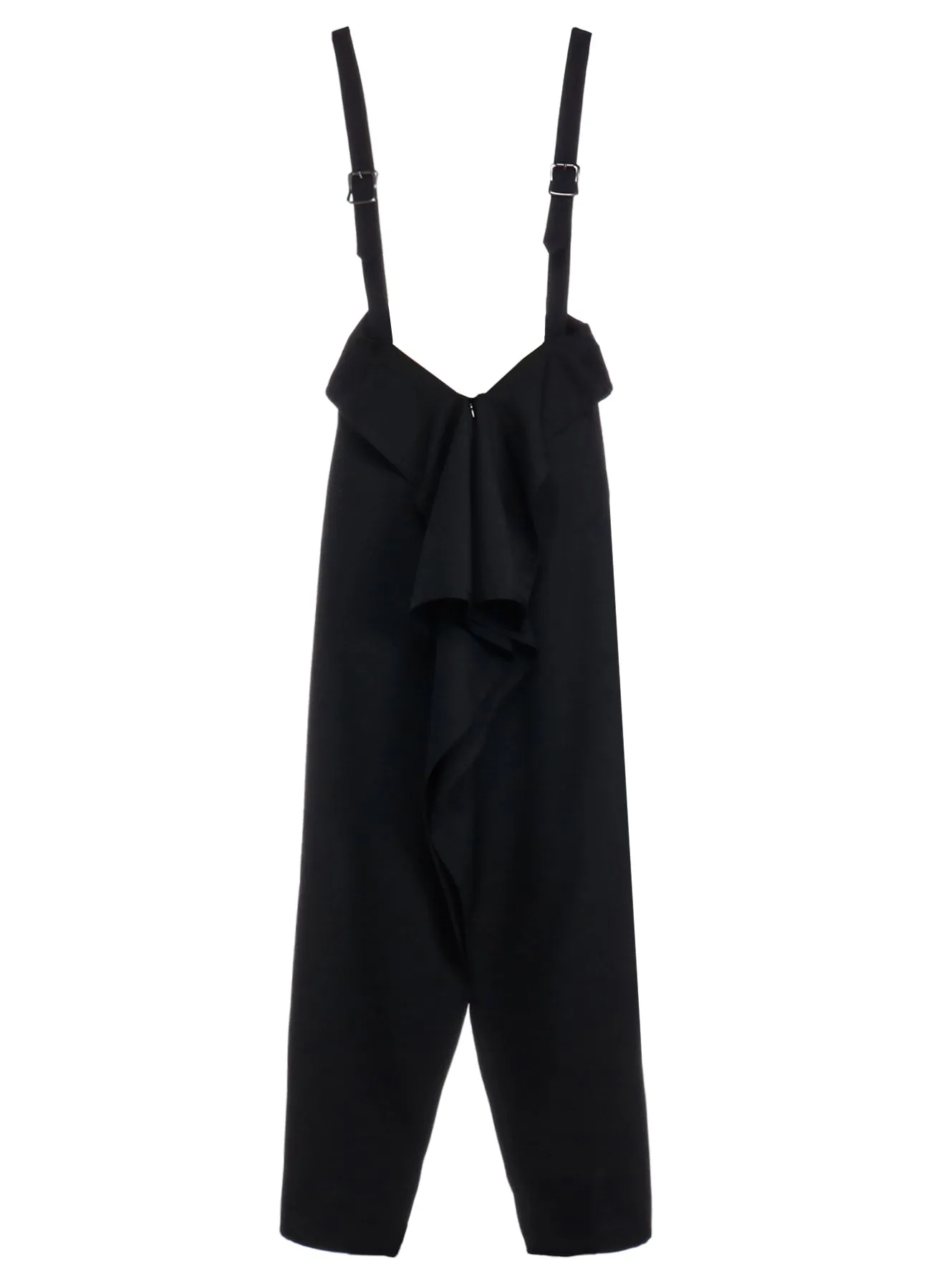 WOOL GABARDINE SQUARED SUSPENDER SKIRT sold by Yohji Yamamoto product image thumbnail 2