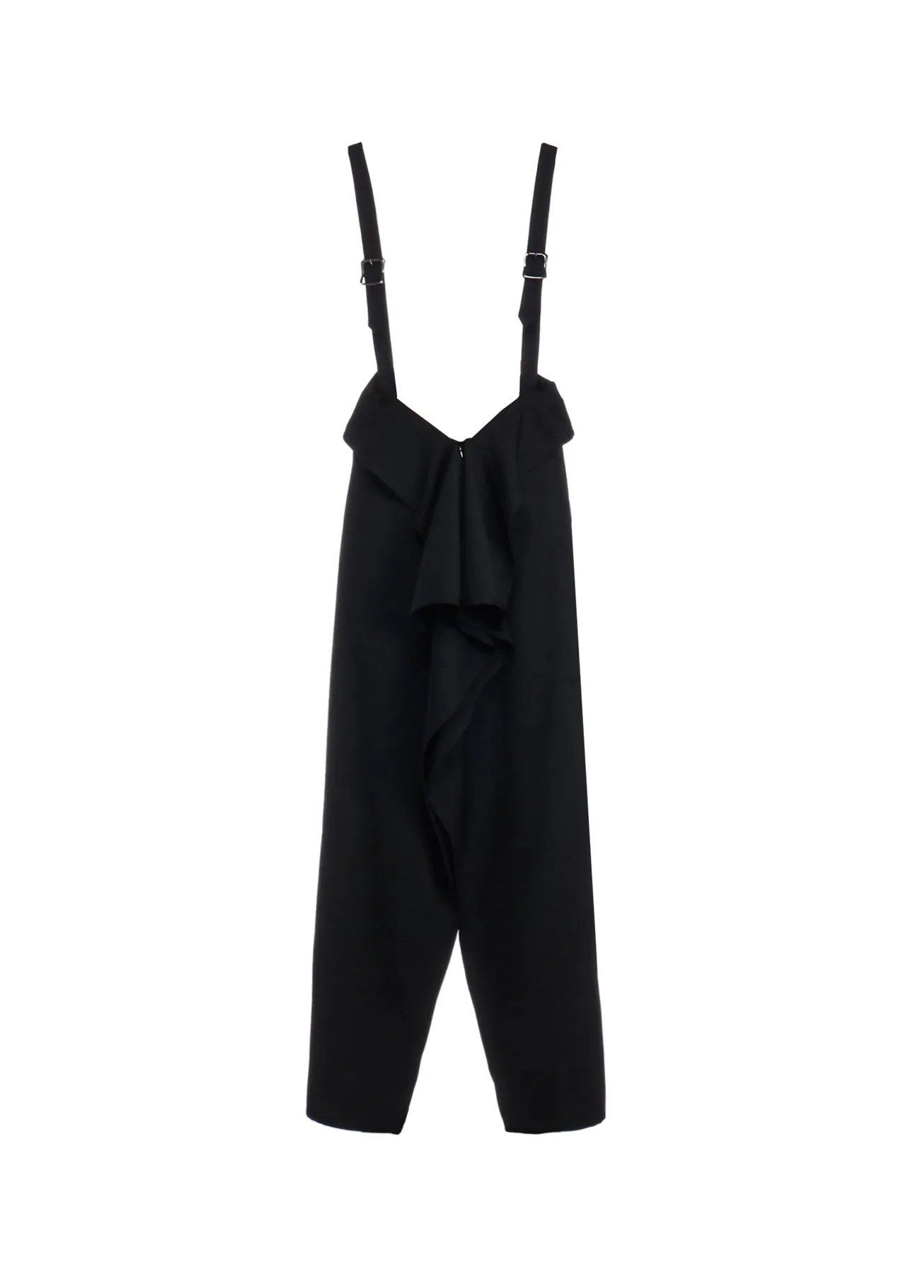 WOOL GABARDINE SQUARED SUSPENDER SKIRT sold by Yohji Yamamoto