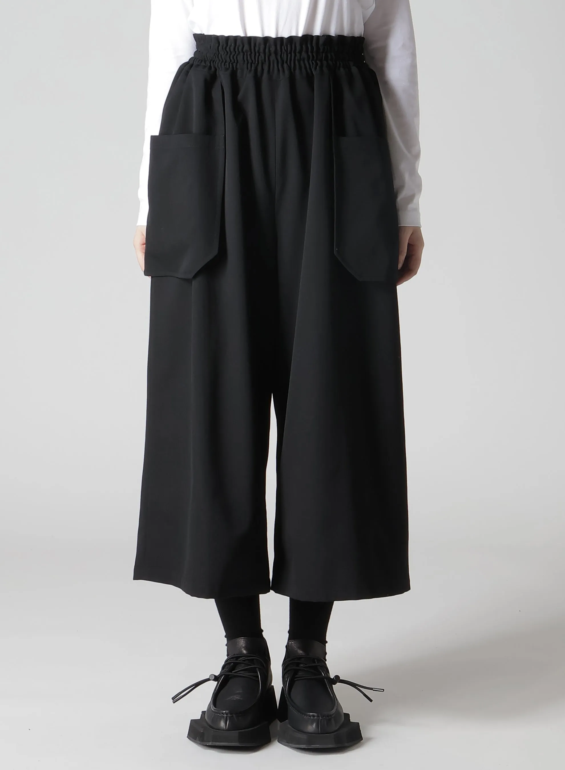 WOOL GABARDINE BIG PANTS sold by Yohji Yamamoto product image thumbnail 5