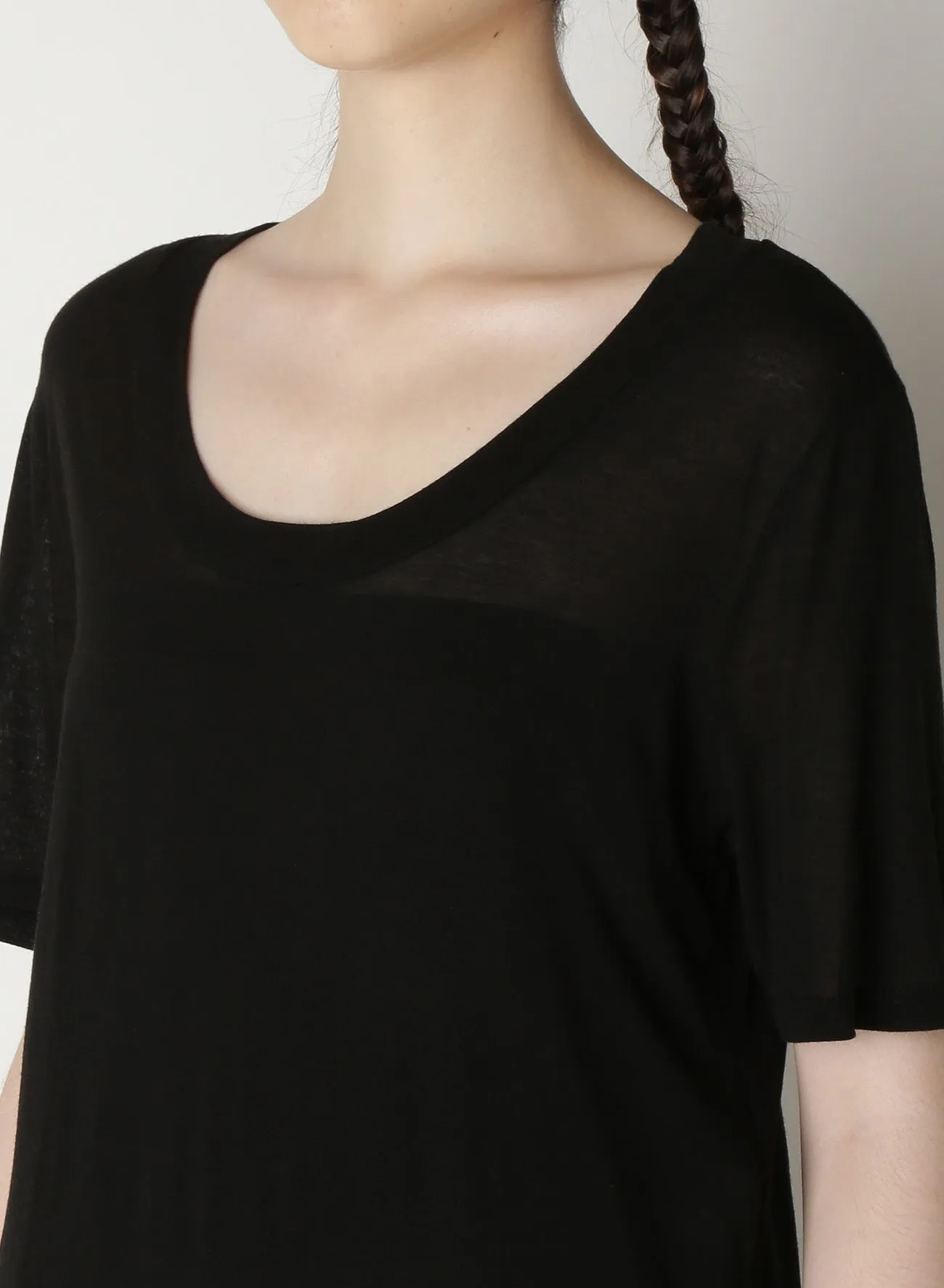 Ry/Si Plain Stitch Hem Design T sold by Yohji Yamamoto product image thumbnail 5