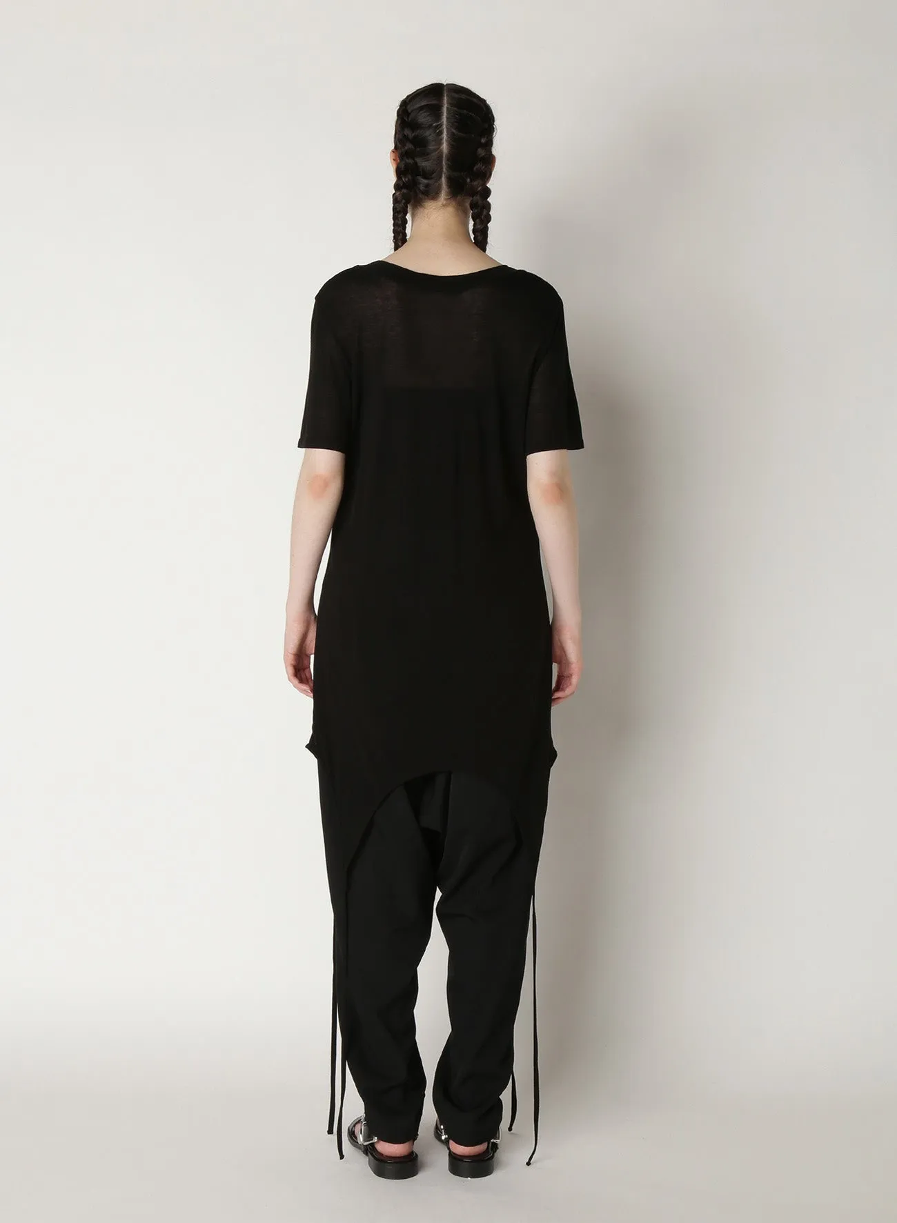 Ry/Si Plain Stitch Hem Design T sold by Yohji Yamamoto product image thumbnail 4
