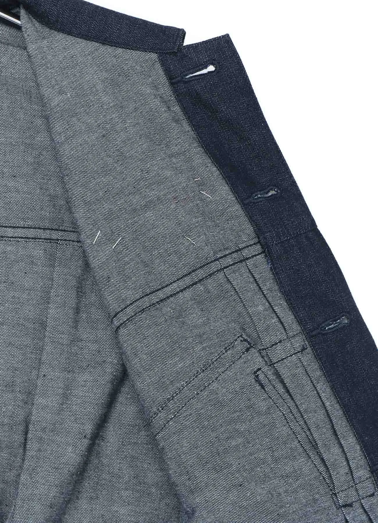 Black Denim Patched Short Blouson B sold by Yohji Yamamoto product image thumbnail 4