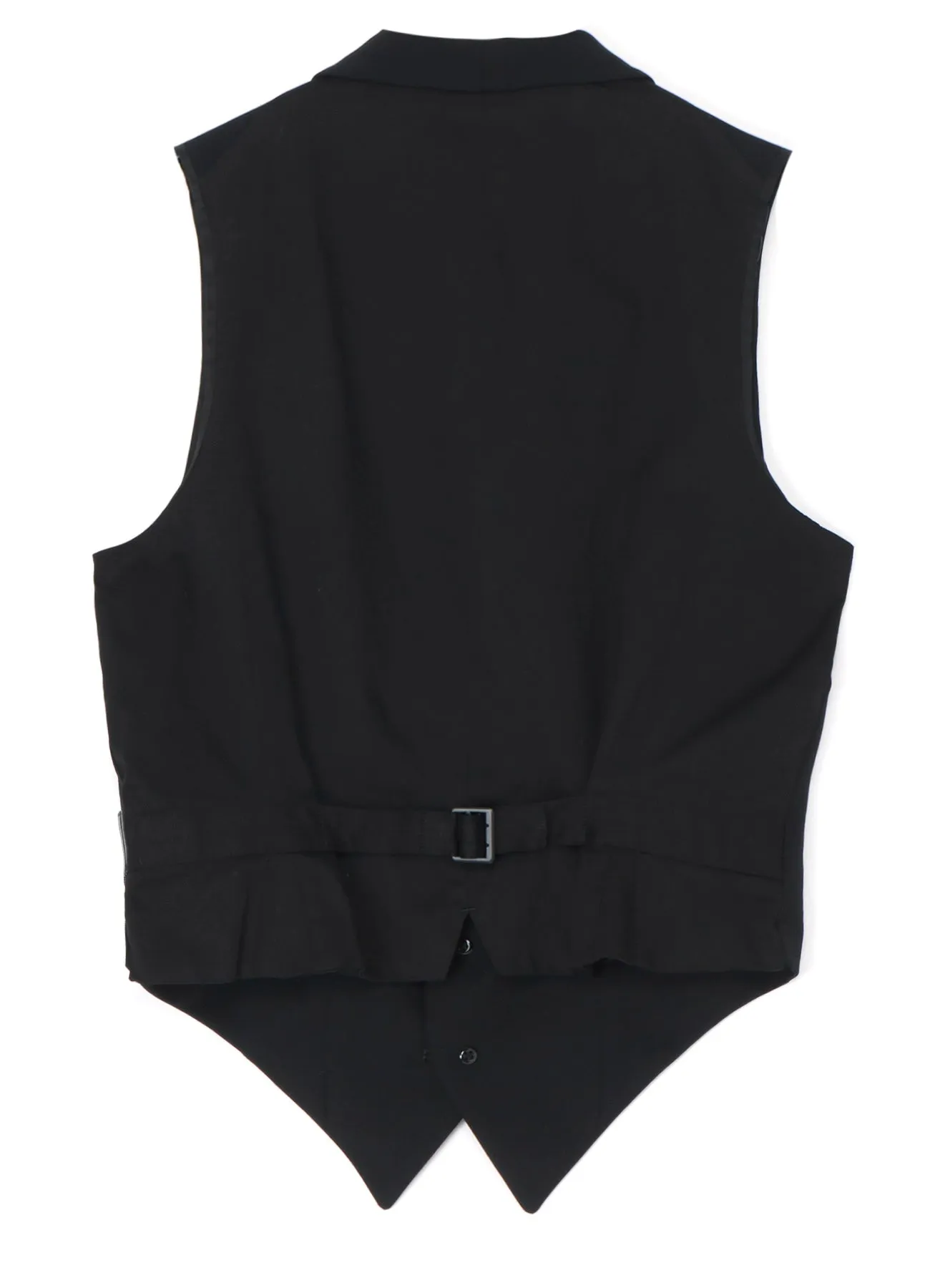 GABARDINE W-LEFT DECORATIVE CLOTH VEST sold by Yohji Yamamoto product image thumbnail 4