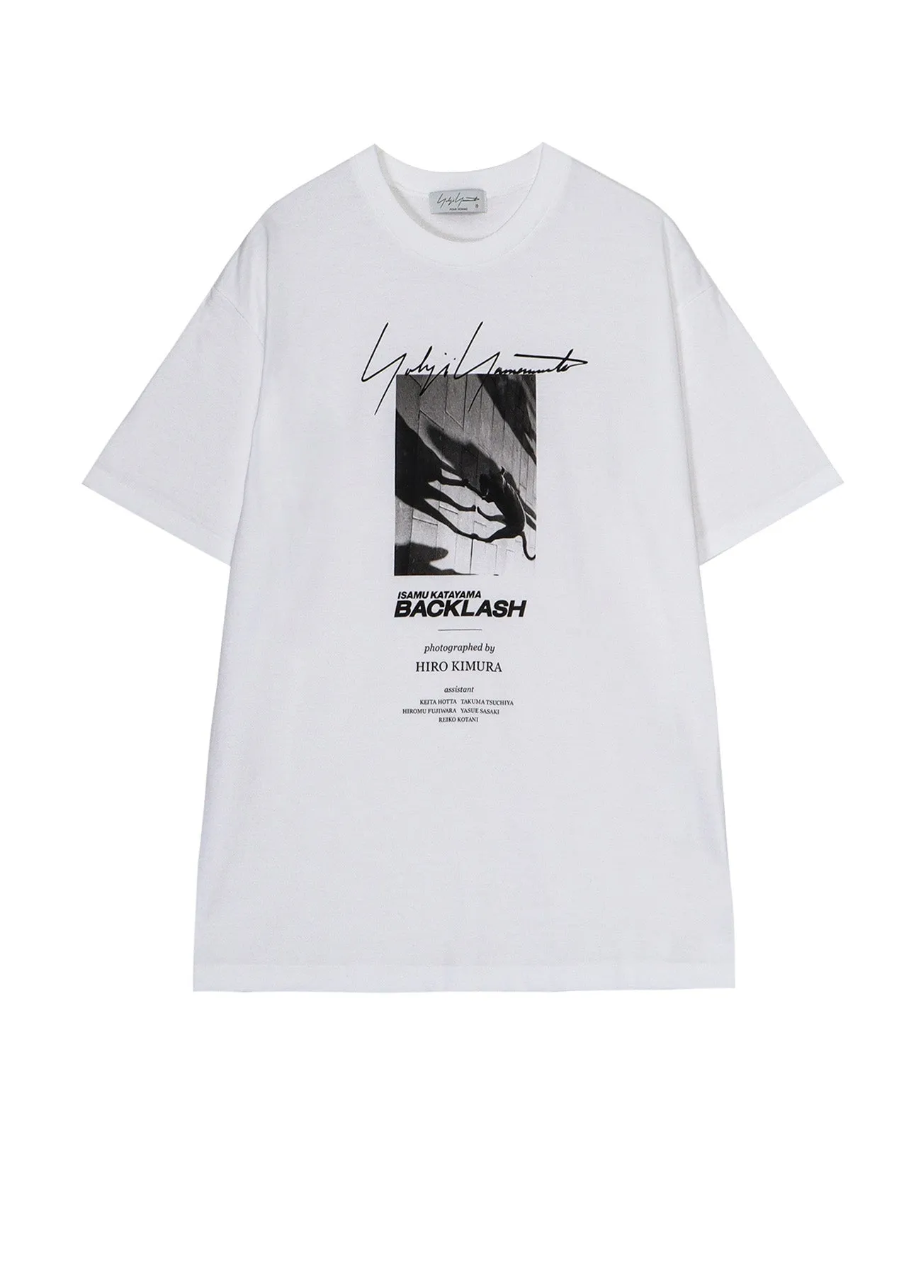 Yohji Yamamoto X BACKLASH PHOTOGRAPH T-SHIRT sold by Yohji Yamamoto