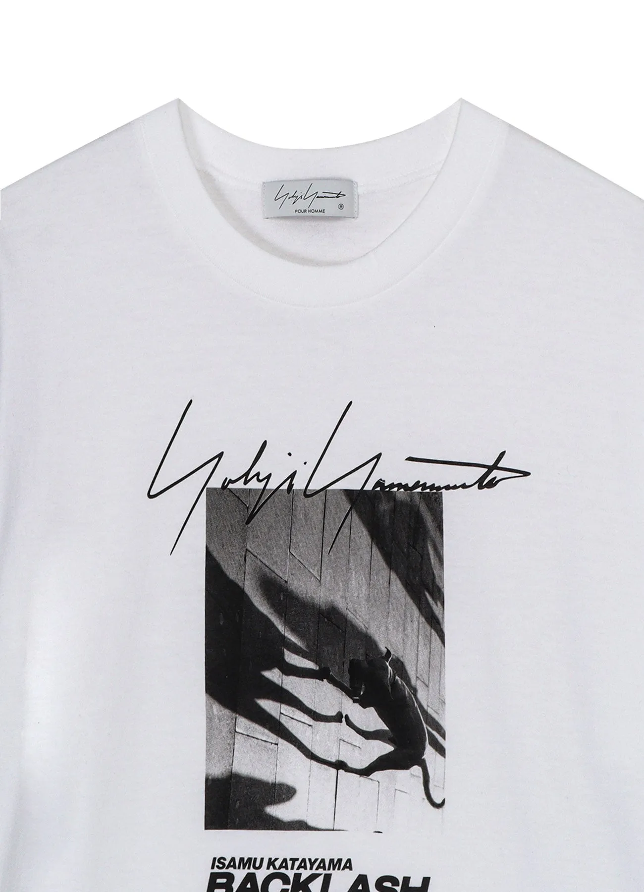 Yohji Yamamoto X BACKLASH PHOTOGRAPH T-SHIRT sold by Yohji Yamamoto product image thumbnail 4
