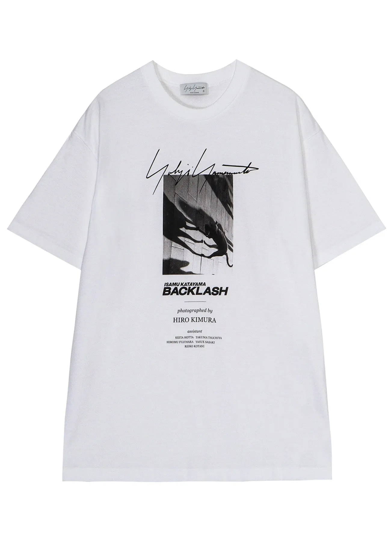 Yohji Yamamoto X BACKLASH PHOTOGRAPH T-SHIRT sold by Yohji Yamamoto product image thumbnail 2