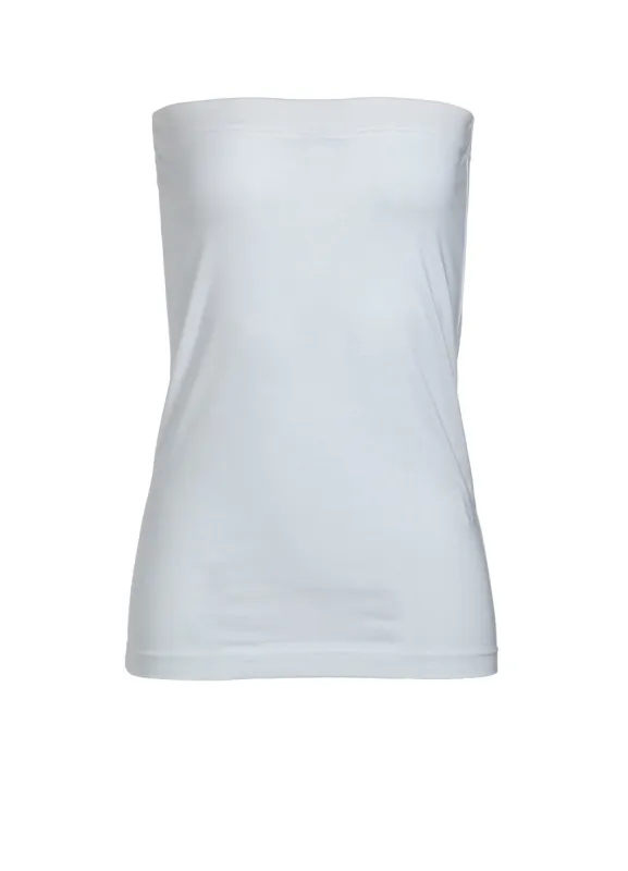 High twisted Bare Jersey Tube Top sold by Yohji Yamamoto