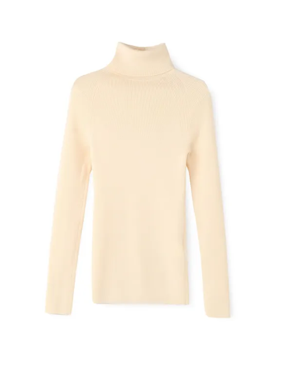 Standard W/Washable Plain Stitch Short Turtle Knitwear sold by Yohji Yamamoto