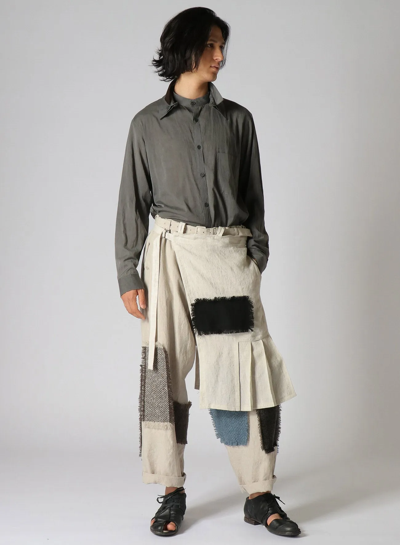 306/1+307/1 O-PANTS W/ PLEATED SKIRT P.C sold by Yohji Yamamoto product image thumbnail 3
