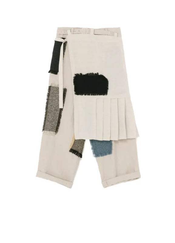 306/1+307/1 O-PANTS W/ PLEATED SKIRT P.C sold by Yohji Yamamoto