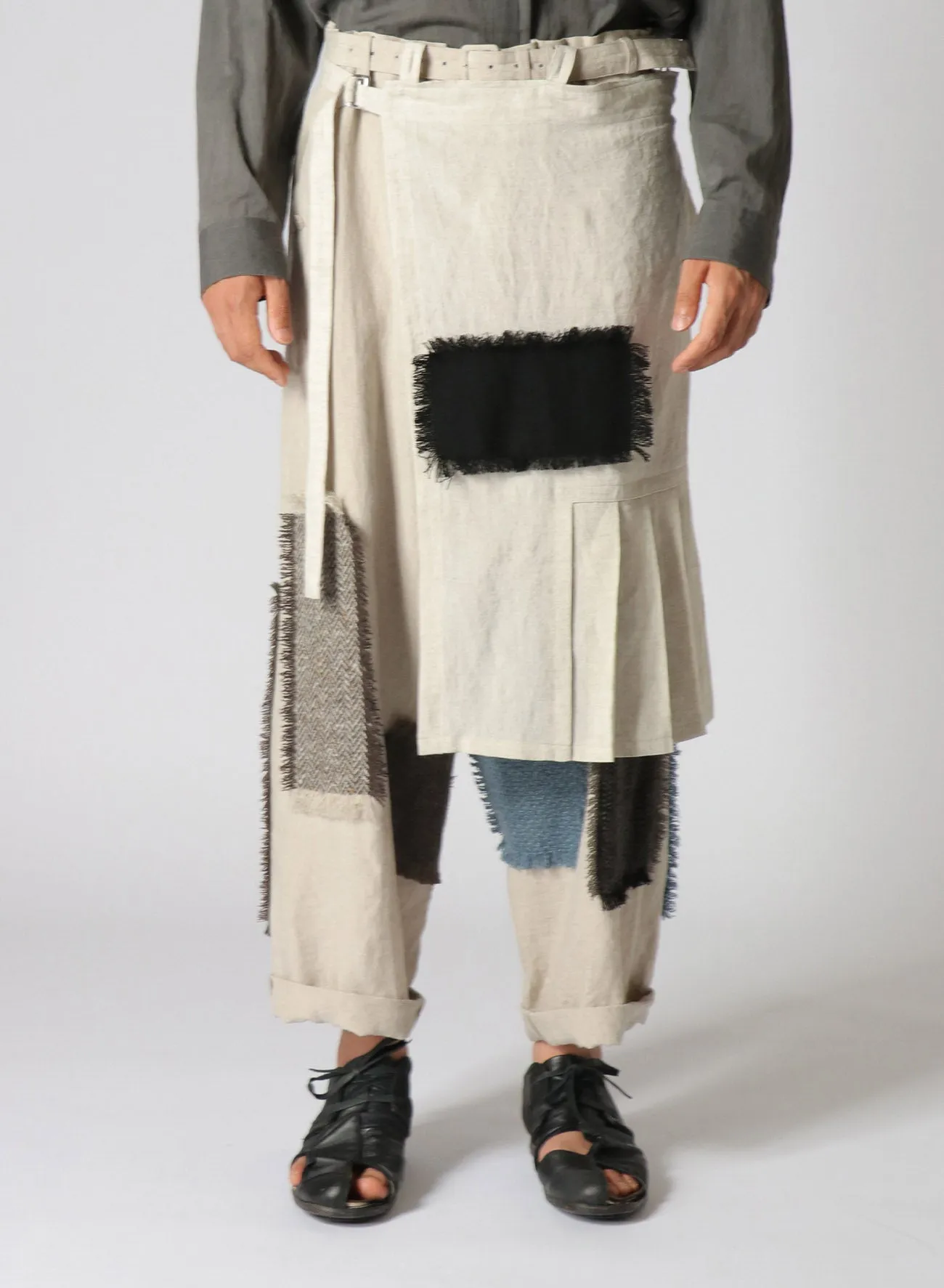 306/1+307/1 O-PANTS W/ PLEATED SKIRT P.C sold by Yohji Yamamoto product image thumbnail 2