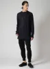 DAMAGE PROCESSED JERSEY CABLE KNITTED PULLOVER sold by Yohji Yamamoto