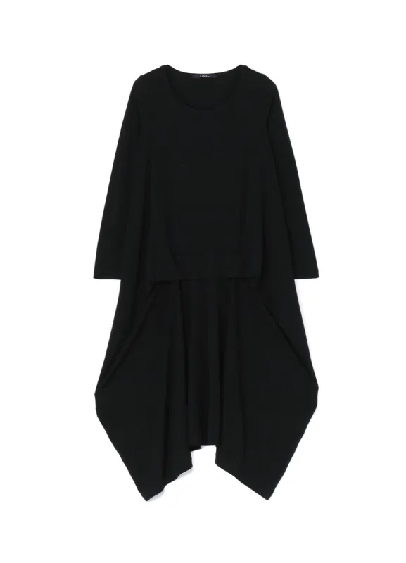 HIGH TWIST SMOOTH TUCK DRESS sold by Yohji Yamamoto