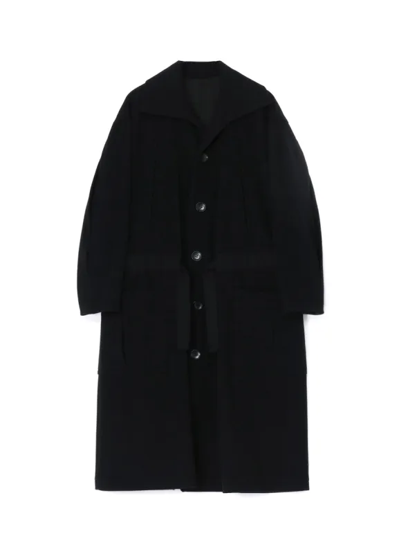 WOOL MOSSER WAIST STRING COAT sold by Yohji Yamamoto