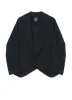WOOL GABARDINE ELBOW PATCH SHORT JACKET sold by Yohji Yamamoto