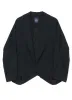 WOOL GABARDINE ELBOW PATCH SHORT JACKET sold by Yohji Yamamoto