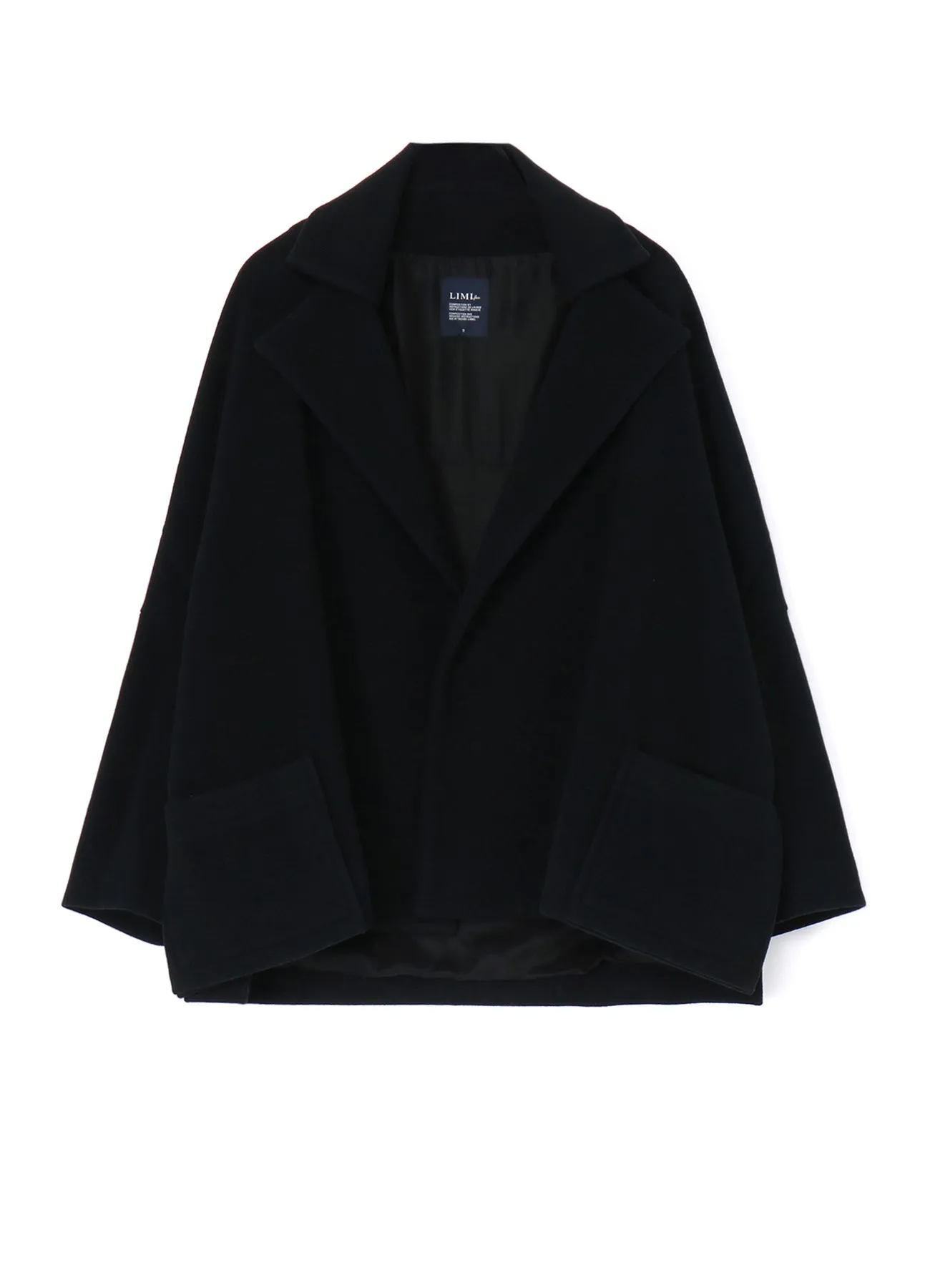 WOOL MOSSER SHOULDER PAD COAT sold by Yohji Yamamoto