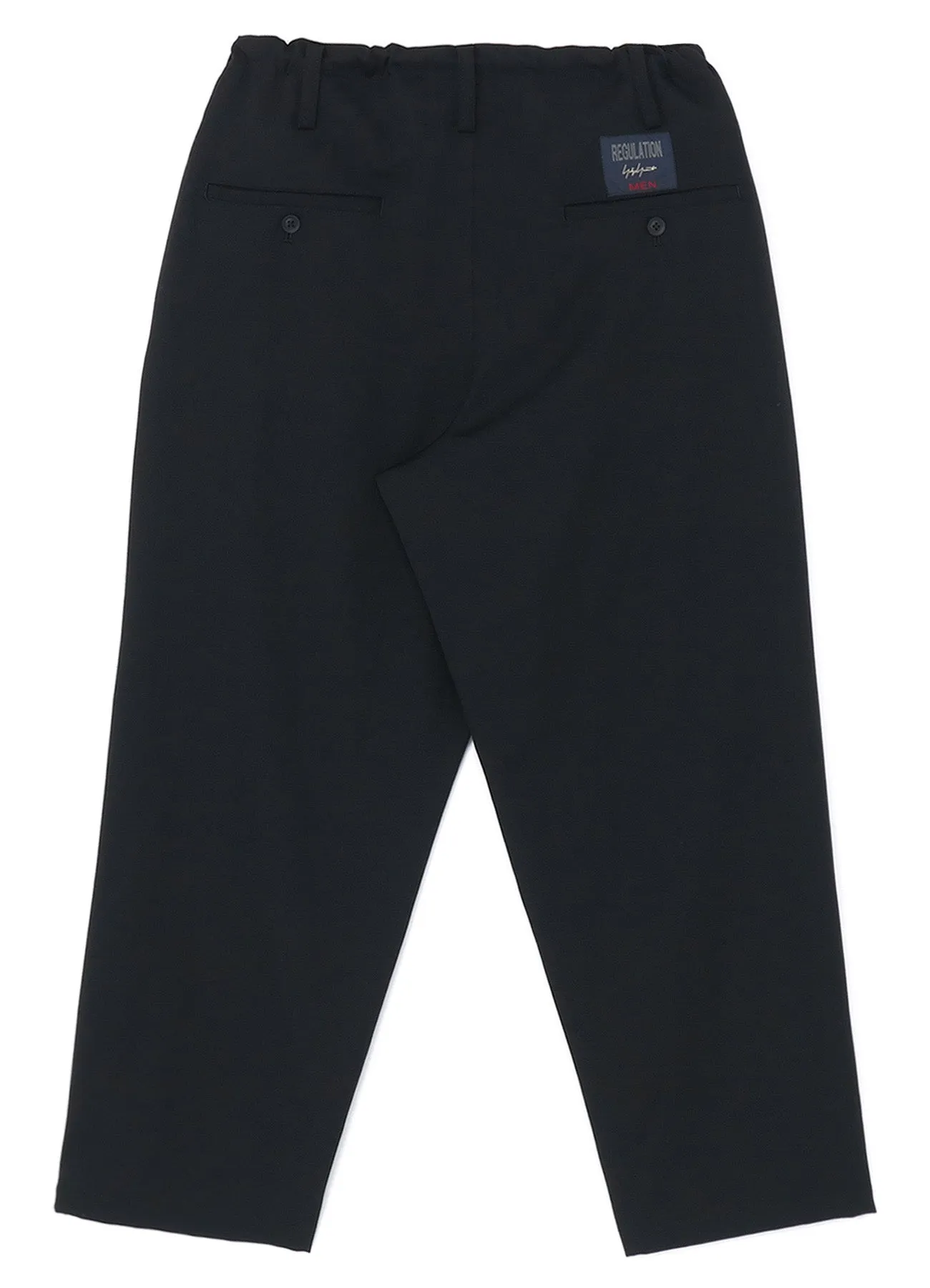 WOOL GABARDINE CLASSIC DRAWSTRING PANTS sold by Yohji Yamamoto product image thumbnail 3