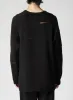 3G JERSEY STITCH DAMAGED DESIGN ROUND NECK LONG CD sold by Yohji Yamamoto