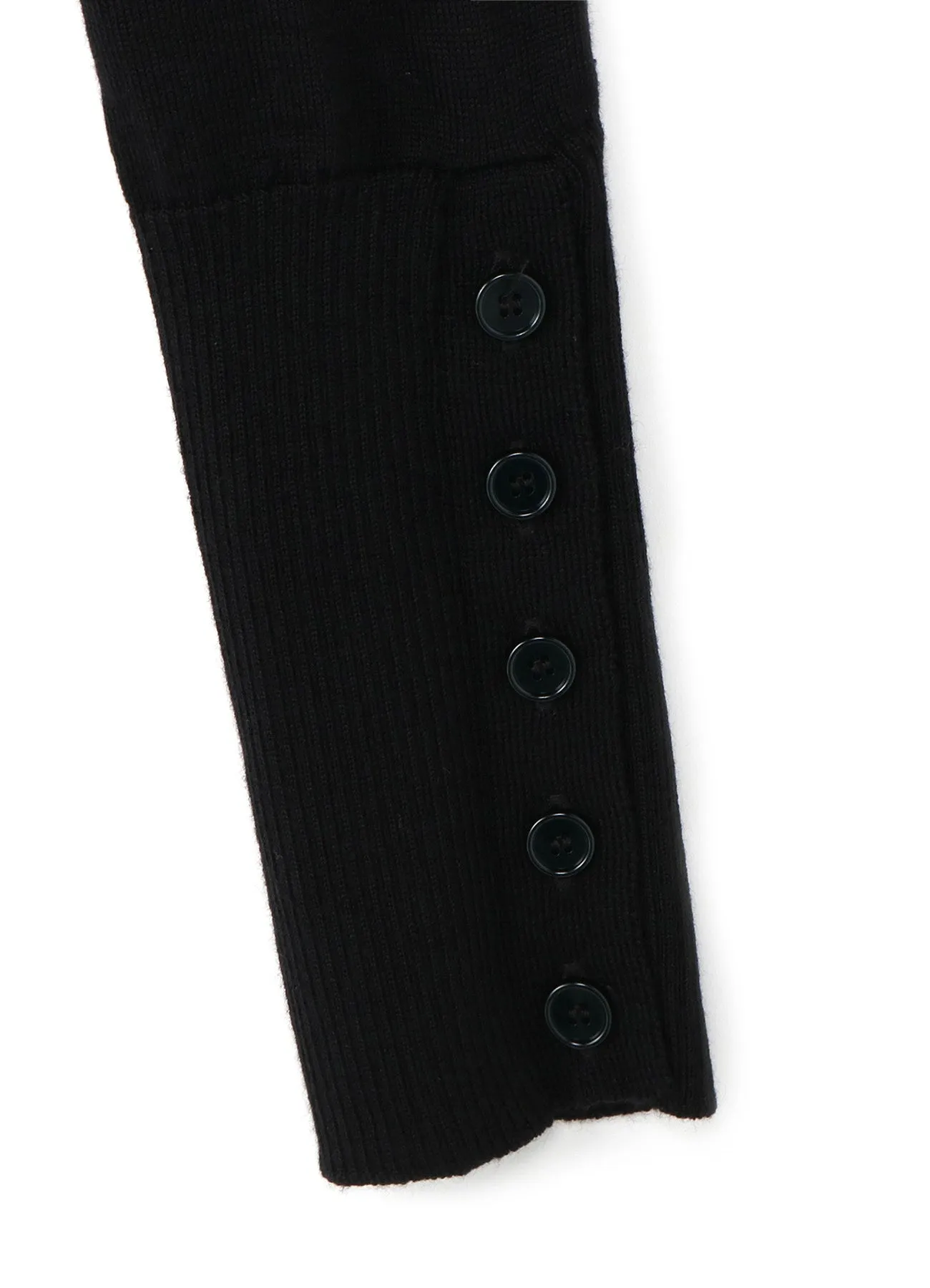 Standard Soft W/Washable Plain Stitch Side Buttoned Sweater sold by Yohji Yamamoto product image thumbnail 5